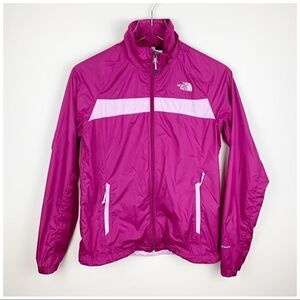 The North Face Hydrenalite Pink Jacket Zip Up‎ Sz Small EUC